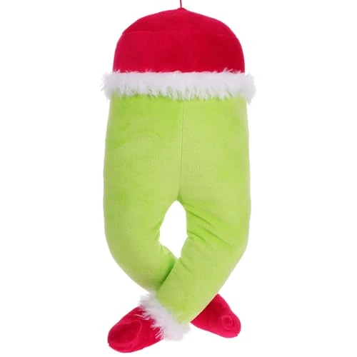 HEALLILY Santa's Legs Stuffed Elf Legs Ass Stucked in Tree Decoration Christmas Tree Pendant Legs Animated Kick Christmas Decorations for Christmas Fireplaces