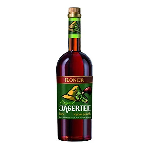 Roner Jagertee - Thè del Cacciatore (1x 1,0l) - Liquore d'inverno dalla Distilleria Artigianale Alto Adige Südtirol più premiata d'Italia - 1000 ml