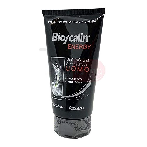 BUFARMA PROMO - Bioscalin Energy Styling Gel Verstärkung für Herren, 150 ml, starke und lange Befestigung