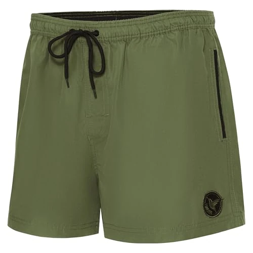 Offerta a tempo: Ladeheid Costume Uomo Mare Extra Corto con Taschino, Medium Drawstring, Fodera in Rete, Costumi da Bagno, Boxer per la Spiaggia, la Piscina e Il Surf LA40-199 (Khaki, XL) - 12% da 19.99 € a 17.54 €