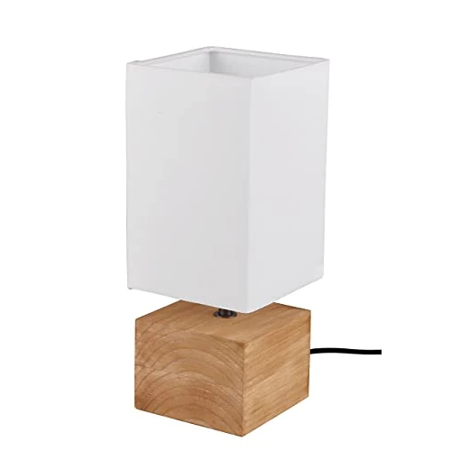 Table Lamp 'Woody' Pine Wood / White R50171030 (9829637245)