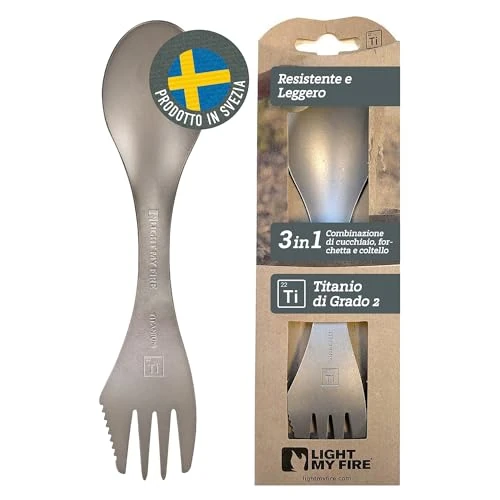 Oferta limitada: Light My Fire Cubiertos para Llevar en una Pieza, Cubiertos de Viaje 3 en 1 de 24.95 € a 24.95 € (ahorro 0.00%)