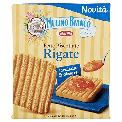 Offerta a tempo: Mulino Bianco Fette Biscottate Rigate, Senza Olio di Palma — 27% da 1,49 € a 1,09 €