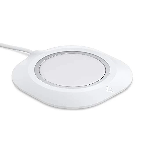 Offerta a tempo: Spigen Cover Mag Fit per Caricabatterie di MagSafe (2020-2023) Compatibie con iPhone 17/16/15-12 Modelle, AirPods Pro 3/2/1, AirPods 4 - Bianco - 70% da 15.99 € a 4.80 €