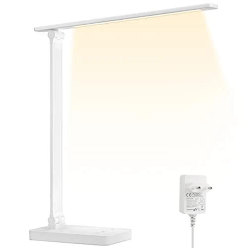 Offerta a tempo: Lepro Lampada da Scrivania LED 800LM,25 Modalità di illuminazione,Bianco - 0.00% da 37.39 € a 37.39 €
