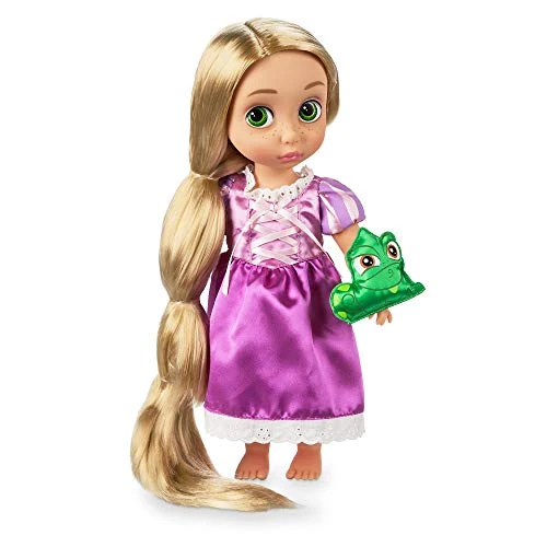 Tijdelijke aanbieding: Disney Store officiële Rapunzel, pop uit animatiefilmcollectie, Tangled, 39 cm met echt uitziend haar, mooie outfit, collector's item, pop is geschikt voor 3 jaar en ouder van 33.99 EUR naar 30.59 EUR (korting 10%)