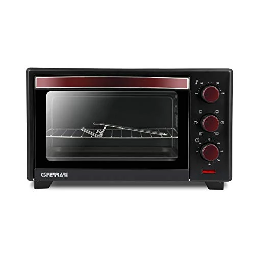 Tijdelijke aanbieding: G3 Ferrari G10135 elektrische oven "Il Moro 20 Plus", 1380 W, 20 liter, 100-230 °C, anti-aanbaklaag, zwart/rood van 98.37 EUR naar 98.37 EUR (korting 0%)