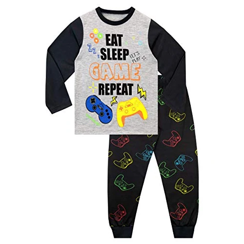 Offre limitee: Harry Bear Ensemble De Pyjamas Garçon Jeux Noir 12-13 Ans de 18.99 EUR a 11.99 EUR (economie 37%)