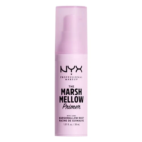 Offerta a tempo: NYX Professional Makeup The Marshmellow Primer, Base per makeup, Primer versatile per un incarnato liscio e uniforme, Radice di marshmallow e Chlorella Vulgaris, Formula vegana, 30 ml - 42% da 17.90 € a 10.30 €