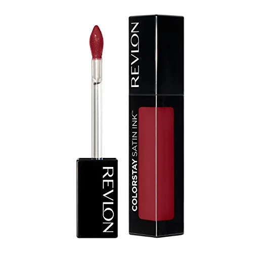 Revlon ColorStay Satin Ink Liquid Lipstick, Longwear Rich Lip Colors, Formulated with Black Currant Seed Oil, 005 Silky Sienna