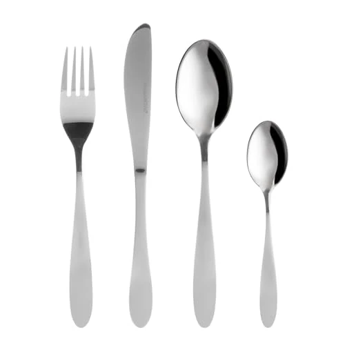Limited-time offer: KASANOVA 1 Essential 24-Piece Cutlery Set 18/0 Steel, Stainless Steel from 36.55 GBP to 36.55 GBP (save 0%)