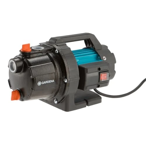 Offerta a tempo: Gardena Pompa da giardino 3700/4 Basic: pompa di irrigazione con portata da 3700 l/h, potenza 800 W, albero in acciaio inox, l’involucro in ghisa, possibile collegamento irrigatore (9014-47) - 3% da 97.99 € a 94.99 €