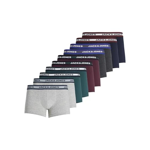 Offerta a tempo: JACK & JONES Jacsolid Trunks 10 Packs, Boxer Uomo, Dark Grey Melange, XXL - 43% da 74.99 € a 42.94 €