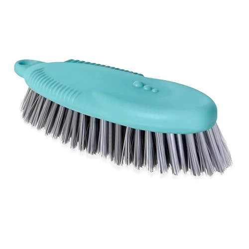 Tijdelijke aanbieding: Vigar Multifunctionele borstel met harde haren, 17,5 x 6,6 x 3,7 cm, ideaal voor tapijten of duurzame kleding, met ophangring, blauw van 5.31 € naar 5.31 € (0.00% korting)