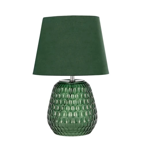 Limited-time offer: Pauleen 48157 Crystal Velours luminaire Shade Velvet Table lamp Made Green max. 40W E14 230V Glass/Fabric from 37.20 GBP to 37.20 GBP (save 0%)