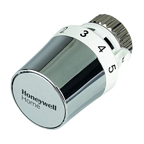 Limitiertes Angebot: Honeywell Home Thermostat-Heizkörperkopf Thera-5 – M30 x 1,5, Chromdesign, Flüssigkeitssensor, Keine Batterien, Einfache Installation, Manueller Heizkörperthermostat (T5029W0) von 12.99 EUR auf 12.99 EUR (Spare 0%)