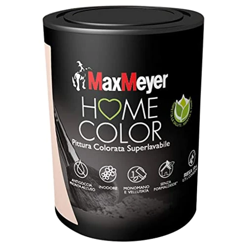 Offerta a tempo: MAXMEYER PITTURA COLORATA SUPERLAVABILE HOME COLOR ROMANTIC 0,75L — 34% da 22,90 € a 15,21 €