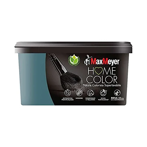Offerta a tempo: MAXMEYER PITTURA COLORATA SUPERLAVABILE HOME COLOR GRATTACIELO 2,5L - 25% da 44.90 € a 33.55 €