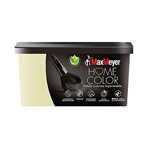 Offerta a tempo: MAXMEYER Pittura Colorata Superlavabile Home, Color Salice 2,5L - 0.00% da 19.50 € a 19.50 €