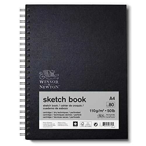 Zeitlich begrenztes Angebot: Winsor & Newton 6673011 Skizzenbuch mit 80 Blatt Skizzenpapier, 110 g/m², Hardcover gebunden mit Rückenleimung, mikroperforieten Blättern, Spiralgebunden - DIN A5 von 15.50 € auf 15.50 € (0.00% Rabatt)