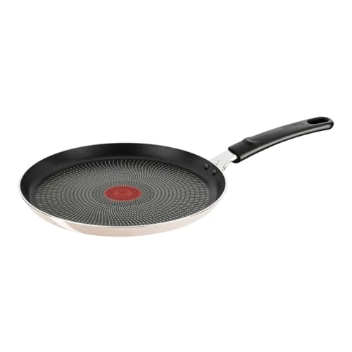 Offerta a tempo: Lagostina Crepiera Multiuso Antiaderente, Padella Pancake, RivestimentoTitanium Easy, Indicatore di Calore, Fondo speciale con Ricette, 28 cm, Adatto a gas e forno (<175°), Lavabile in Lavastoviglie - 26% da 29.50 € a 21.79 €