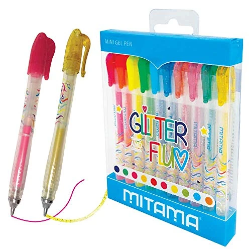 Zeitlich begrenztes Angebot: Mitama Gelschreiber Gelstifte Set 10 Stück für Kinder Schüler, Glitter-Farben von 7.01 € auf 7.01 € (0.00% Rabatt)