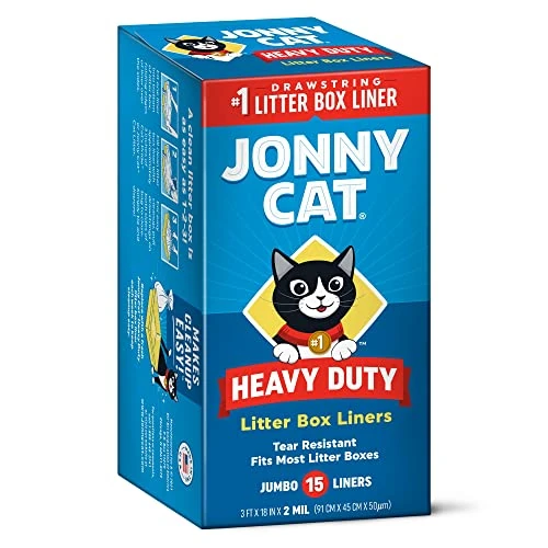 JONNY CAT Kattenbak Liners, Heavy Duty, Jumbo, 15 tellen