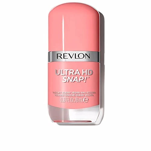 Offerta a tempo: REVLON Smalto Ultra Hd Snap! Formula Glossy E 100% Vegana Con 75% Di Ingredienti Naturali E Idratanti Ed Elevata Copertura - Colore, 027 Think Pink, 8 Millilitro - 62% da 7.90 € a 3.00 €