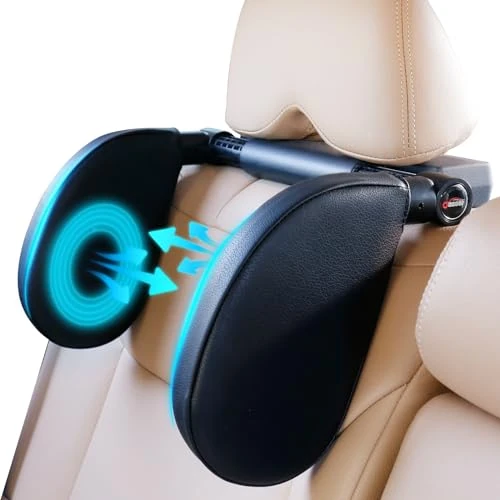 Tijdelijke aanbieding: Oasser Auto Nekkussen, Intrekbare Nekondersteuning voor Auto, Zwart van 39.99 € naar 39.99 € (0.00% korting)