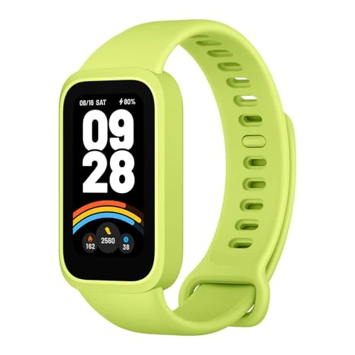 XIAOMI Smart Band 9 Active, Sports fitness tracker, 1.47'' TFT display, 60Hz high refresh rate, 18 Days Battery Life, sleep and health monitoring, 50 sports modes, 5ATM, iOS & Android, Green