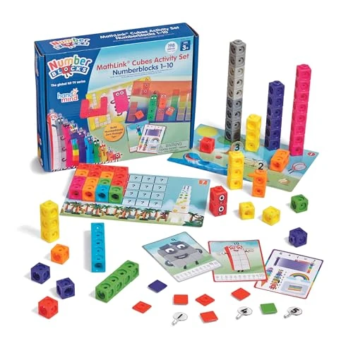 Offerta a tempo: Learning Resources Set di attività Numberblocks 1-10 con i Cubi MathLink, Apprendimento della Matematica nei Primi Anni, Costruire, Imparare e Giocare in Classe e a casa, dai 3 Anni - 30% da 31.00 € a 21.76 €