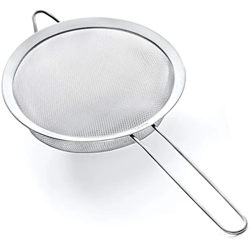 Limited-time offer: Proto Future 24cm Fine Mesh Sieve – Premium 304 Stainless Steel (18/8) – Large Strainer/Sifter for The Kitchen from 19.99 £ to 16.97 £ (save 15%)