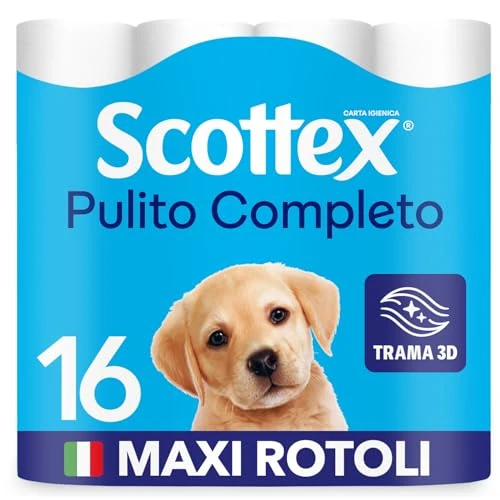 Oferta ograniczona: Scottex czysty pełny papier toaletowy, opakowanie 16 rolek Maxi z 109.27 EUR na 109.27 EUR (znizka 0%)