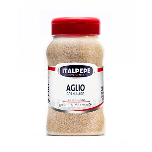 Offerta a tempo: Italpepe, Aglio Granulare, Ideale per Sughi, Zuppe, Pesti e Salse Speciali, per Dare un Tocco Saporito a Patate e Bruschette, Confezione 300 gr - 0.00% da 9.49 € a 9.49 €