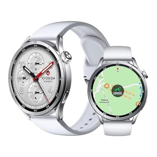 Offerta a tempo: XIAOMI Watch S5 46 mm, Smartwatch per Uomo/Donna, AMOLED da 1,48", Fitness Tracker con Monitoraggio del Sonno, 21 Giorni, 150+ Modalità Sportive, GPS Dual-Band, NFC, Android&iOS, Argento - 0.00% da 168.50 € a 168.50 €
