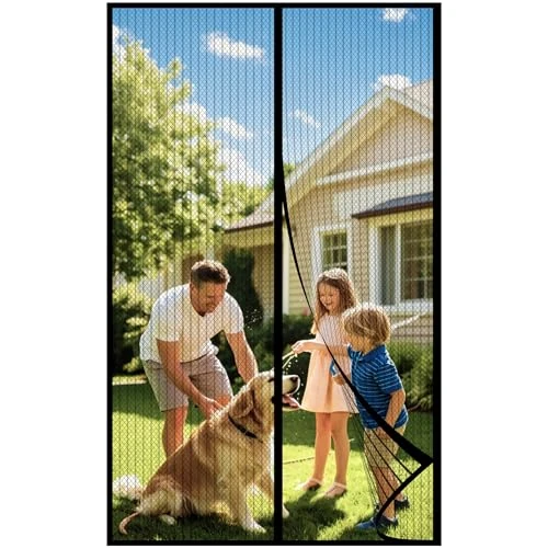 Offre limitée : DIKER Moustiquaire Porte Fenetre Aimantée Magnetique, Rideaux Anti Mouches pour Porte, Rideaux Toile Insect Ecran,Moustiquaire Baie Vitree Coulissante,Magnétique Moustique Sans Perçage(120x240cm,noir) de 24.79 € à 24.79 € (0.00% de remise)