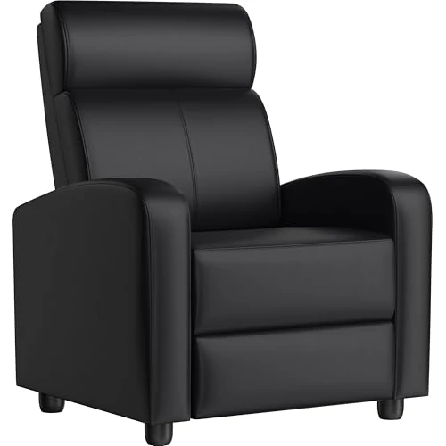 Zeitlich begrenztes Angebot: Yaheetech Relaxsessel Fernsehsessel Ruhesessel Liegesessel mit Liege-Funktion Polstersessel Kunstleder verstellbar Einzelliegesessel Wohnzimmer Schlafzimmer Heimkino Schwarz von 164.99 € auf 120.89 € (27% Rabatt)