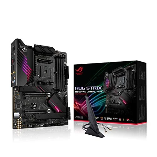 Limitiertes Angebot: ASUS ROG Strix B550-XE Gaming WiFi Mainboard Sockel Ryzen AM4 (ATX, AMD B550, PCIe 4.0, WiFi 6, SATA 6Gbit/s, USB 3.2, Aura Sync) von 349.00 EUR auf 312.85 EUR (Spare 10%)