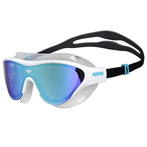 Zeitlich begrenztes Angebot: ARENA The One Verspiegelte Anti-Fog Unisex Schwimmbrille für Erwachsene, Taucherbrille mit Breiten Gläsern, UV-Schutz, Selbstjustierender Nasensteg, Orbit-Proof Dichtung von 26.99 € auf 26.99 € (0.00% Rabatt)