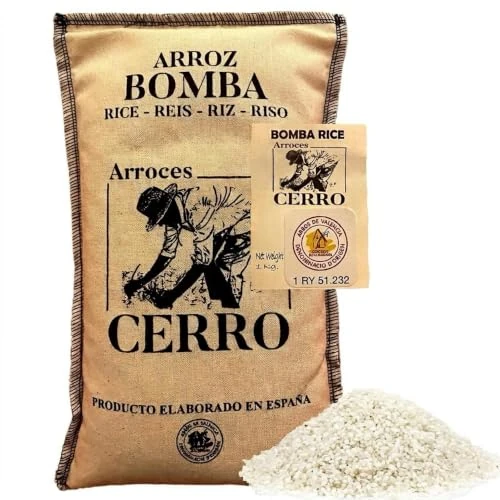Limited-time offer: Bomba Paella Rice D. O. Valencia - Arroz Bomba, the White Rice from Spain 1 Kg (2.2 lbs) from $21.90 to $21.90 (save 0.00%)