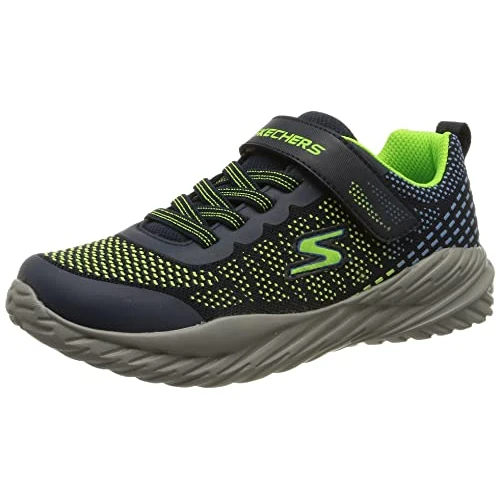 Skechers Nitro Sprint Karvo, Scarpe da Ginnastica Basse Bambini e ragazzi, Marina Militare, 35 EU