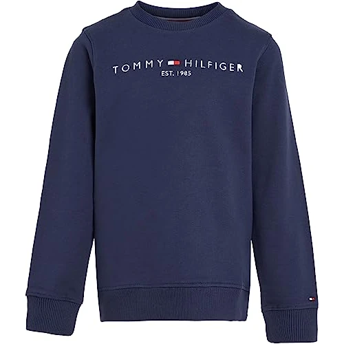 Tijdelijke aanbieding: Tommy Hilfiger Essential uniseks sweatshirt voor kinderen, blauw (Twilight Navy), 3 jaar van 54.90 EUR naar 40.66 EUR (korting 26%)