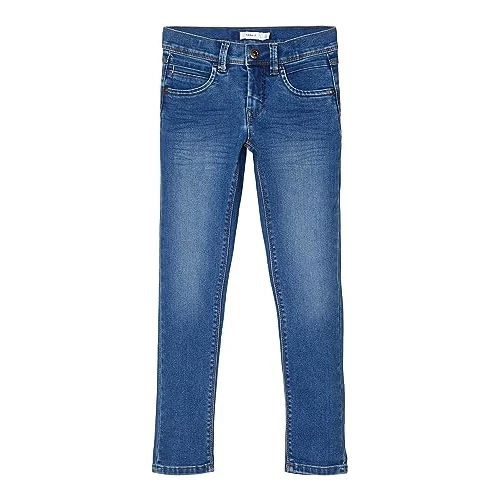 NAME IT Boy's NKMSILAS DNMTAX 2467 Pant NOOS Jeans, Medium Blue Denim, 152