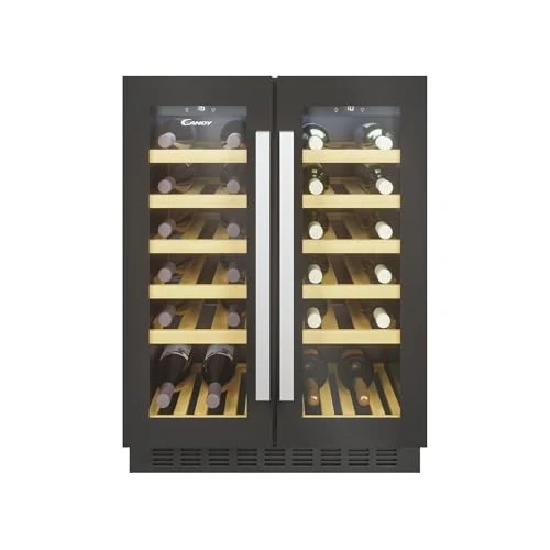 Offerta a tempo: Candy - CCVB 60D/1, Cantinetta vino integrabile, 38 bottiglie, anti-UV, compressore antivibrazioni, luce LED interna, 39 dBA, nero - 39% da 979.00 € a 595.00 €