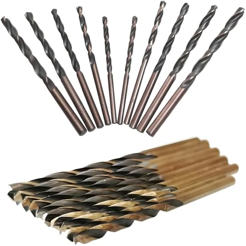 Offerta a tempo: CESFONJER punte in metallo HSS, punte per trapano in acciaio rapido cobalto, punta per metallo, 3mm 2P, 3.5mm 2P, 4mm 2P, 4.5mm 2P, 5mm 2P (10 pz) - 0.00% da 9.99 € a 9.99 €