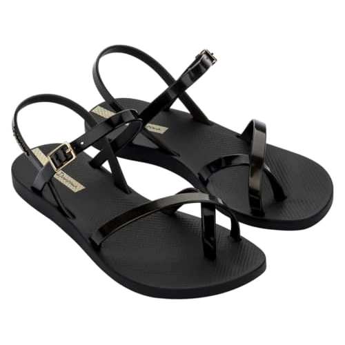 Oferta limitada: Ipanema Fashion Sand VIII Fem, Sandalias Mujer, Black/Gold Black, 39 EU de 26.99 EUR a 24.30 EUR (ahorro 10%)