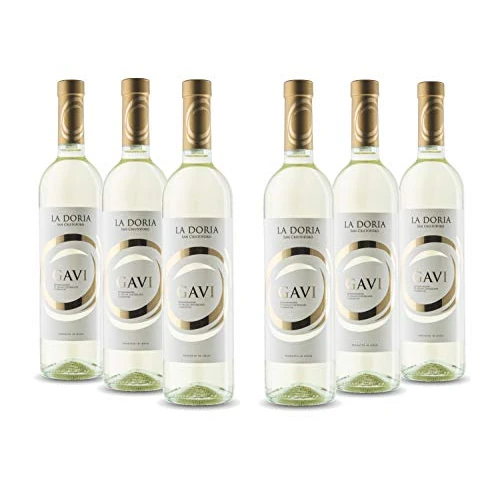Offerta a tempo: La Doria Gavi DOCG - Vino Bianco Secco -Pacco da 6x750 ml - 42% da 47.94 € a 28.02 €