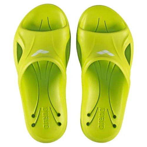 arena Hydrosoft II Hook Junior, Sandales de Piscine ou de Plage pour Garçons et Filles, Vert Lime, 28 EU