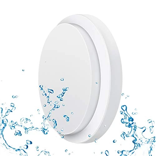 Offre limitée : ANWIO Éclairage extérieur Autour des Murs, 14W Eclairage Extérieur LED, 4000K 980lm, Applique Murale Protégée IP54 Etanche, Plafonnier Rond Blanc - 1 pièce de 19.89 EUR à 19.89 EUR (remise 0%)