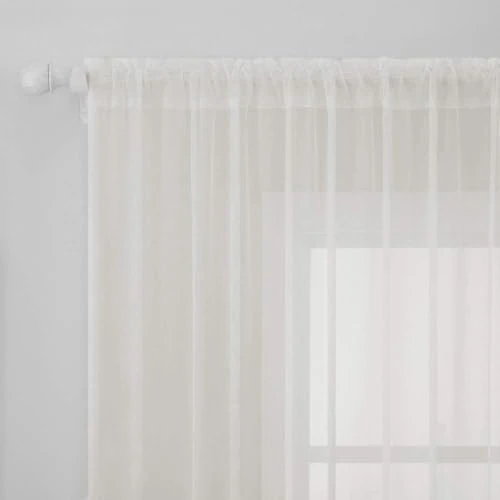 Tijdelijke aanbieding: Miulee Voile-gordijnen, 2-delige set, transparant, polyester, met lussen, luchtig, decoratief, voor slaapkamer en woonkamer, 280 x 140 cm (h x b), ivoor van 25.45 EUR naar 25.45 EUR (korting 0%)